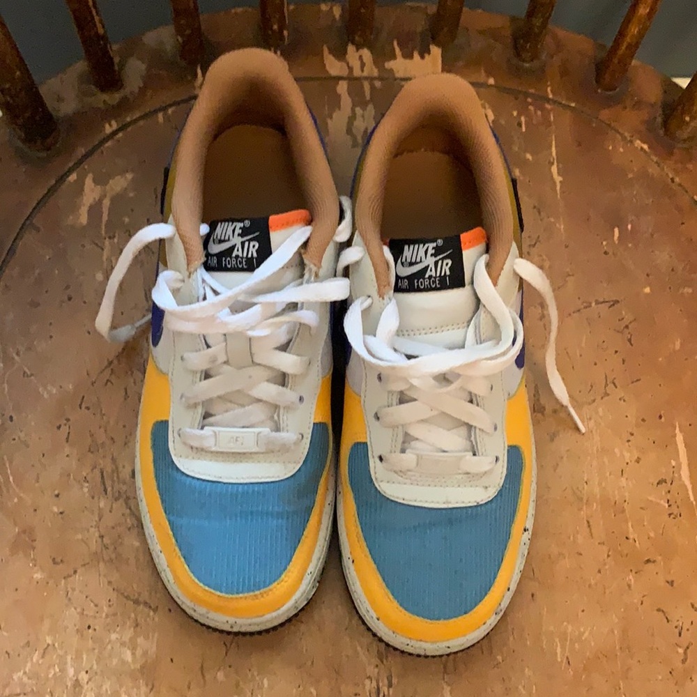 Almost pristine unique Nike Air Force 1s